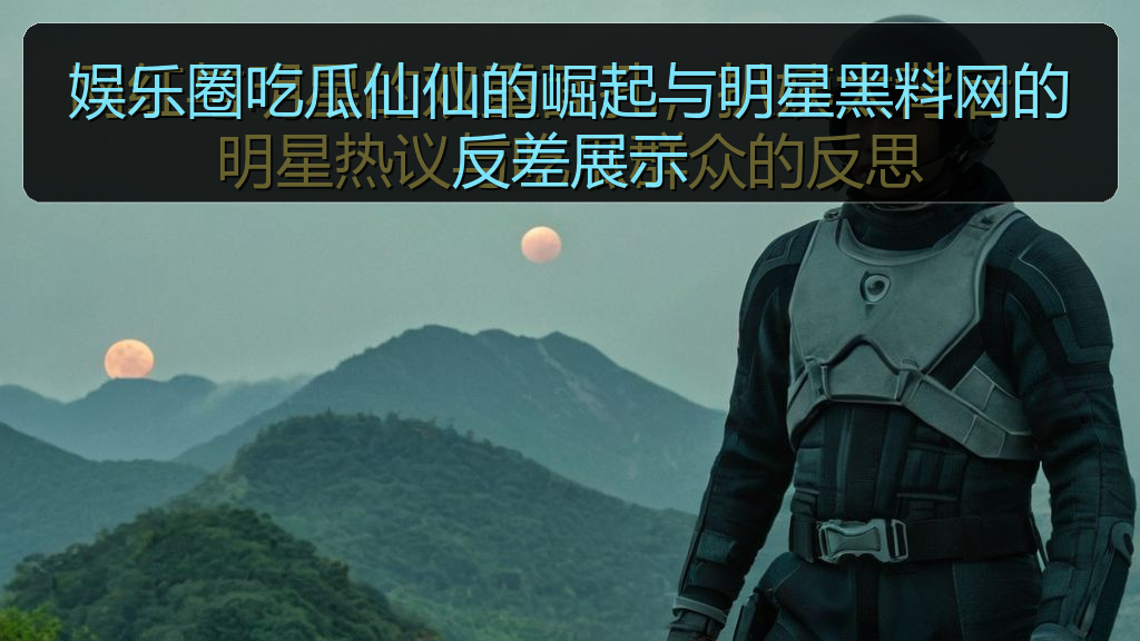 娱乐圈吃瓜仙仙的崛起与明星黑料网的反差展示