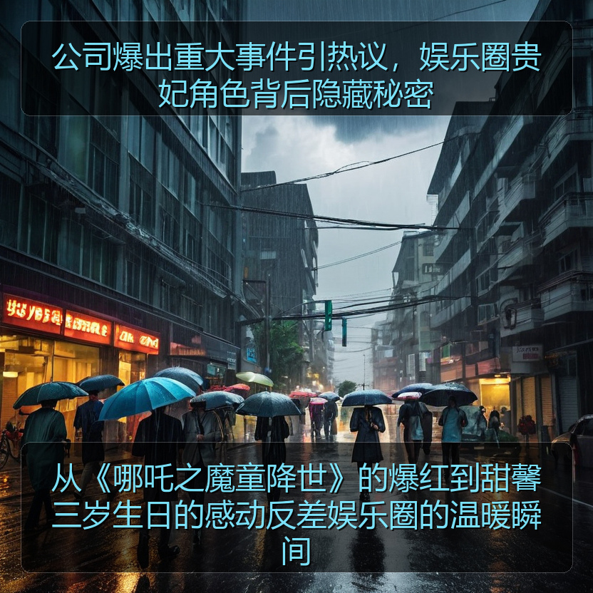 从《哪吒之魔童降世》的爆红到甜馨三岁生日的感动反差娱乐圈的温暖瞬间